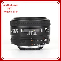 Nikon AF FX NIKKOR 50mm F/1.4D DSLR Lens with Auto Focus for Nikon DSLR Cameras