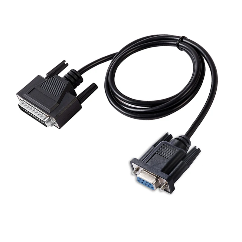 9 Pin D-sub DB9 Female to DB25 Male RS232 Serial Printer Cable for Epson Printer TM-T88VI TM-T88V