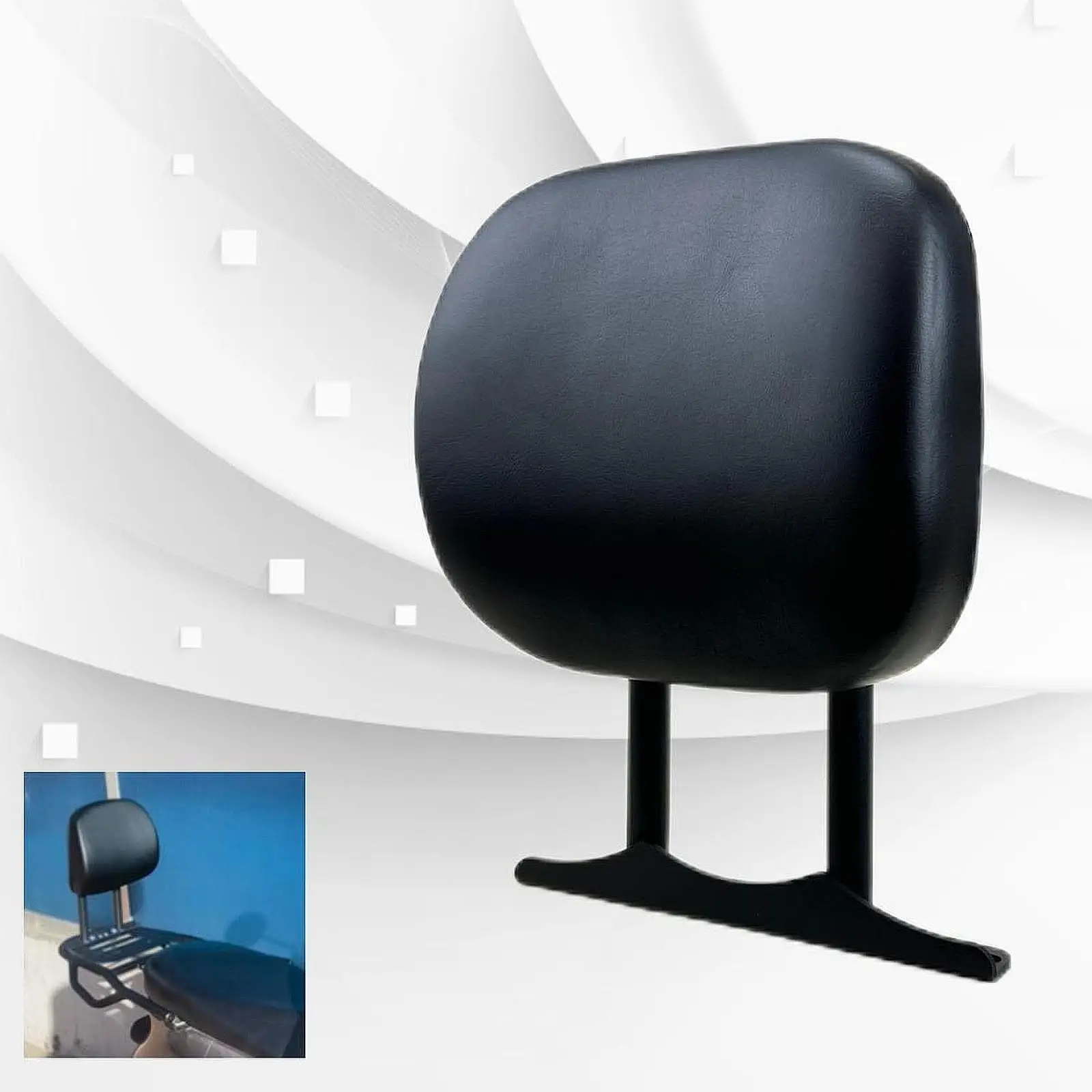 Motorcycle Rear Seat Backrest Modified Rear Passenger Backrest Replace Parts Sissy Bar Rear Passenger Back Rest