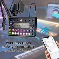 Podcast Equipment Kit with Audio Interface and Play Live Sound Card Ideal for Streaming Singing YouTube and Gaming