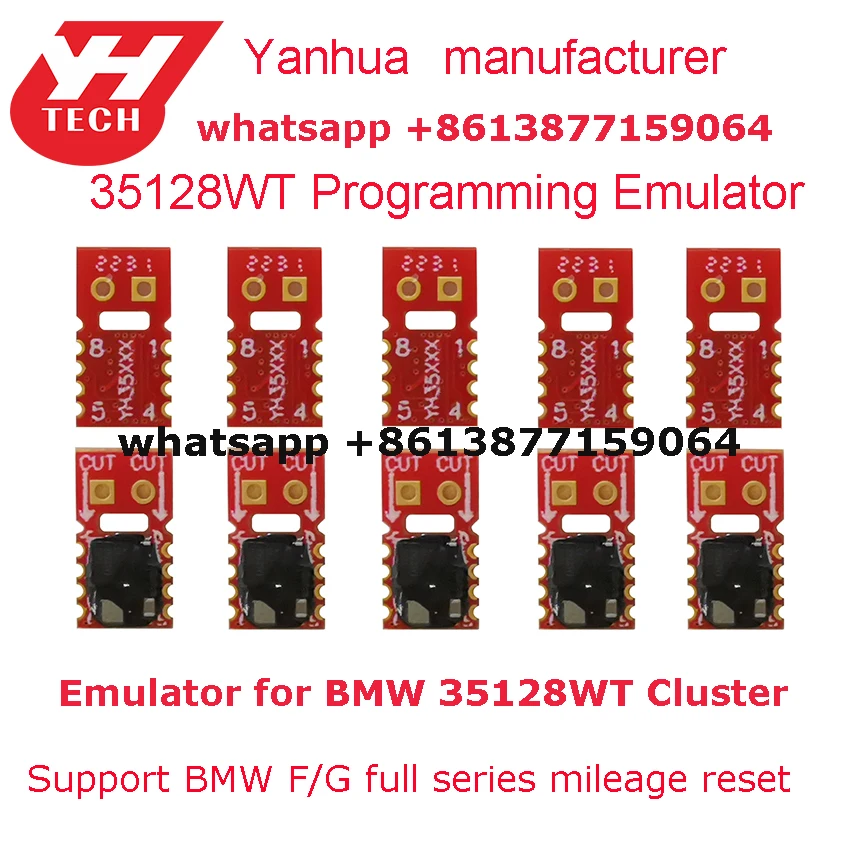 35128 emulator Yanhua original 35XX programmer for BMW F/G Chassis VDO Crystal Cluster 35128WT 35160WT erase Mileage