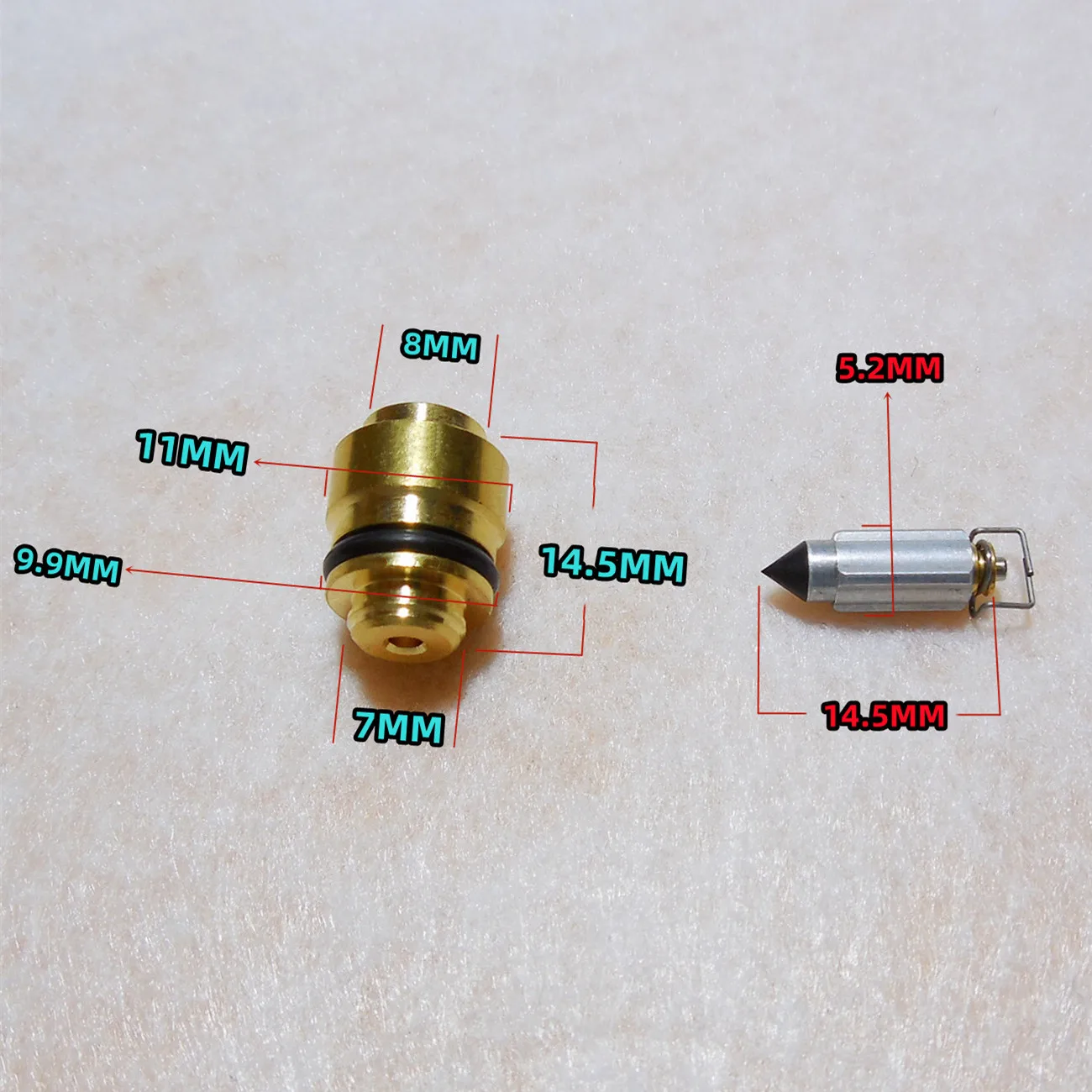 (1 set /pack) for Yamaha YZF-R1/01-07 version XJR400/Suzuki DRZ400 motorcycle carburetor needle valve and base