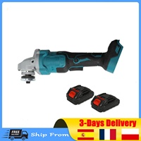 125MM Brushless Angle Grinder 21V for Makita 18V Battery, 10-Cell High-Power Cordless Cutting Tool w/ 2 Battery & EU Charger