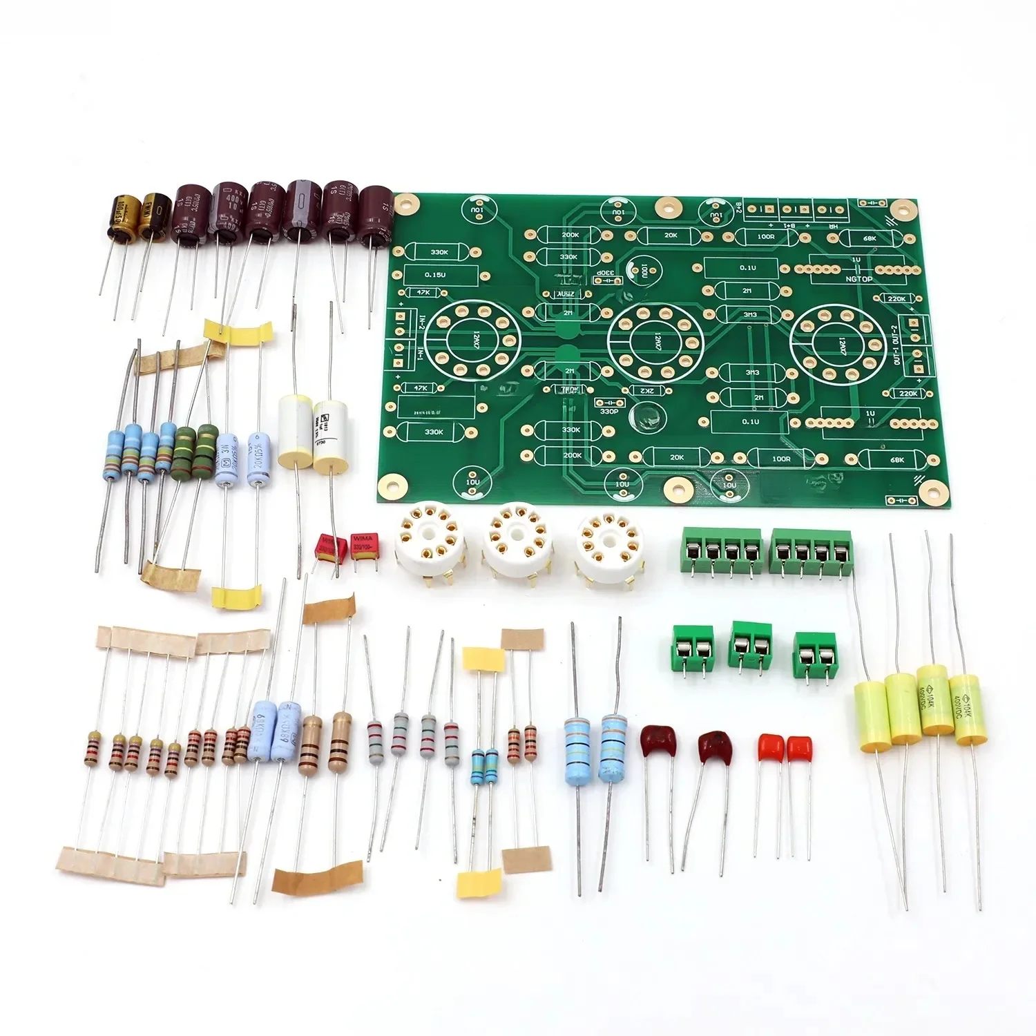 Płytka wzmacniacza HiFi 12AX7 Tube RIAA MM Phono oparta na zestawie wzmacniacza EAR834, płytka PCB wzmacniacza — zdjęcie produktu 7