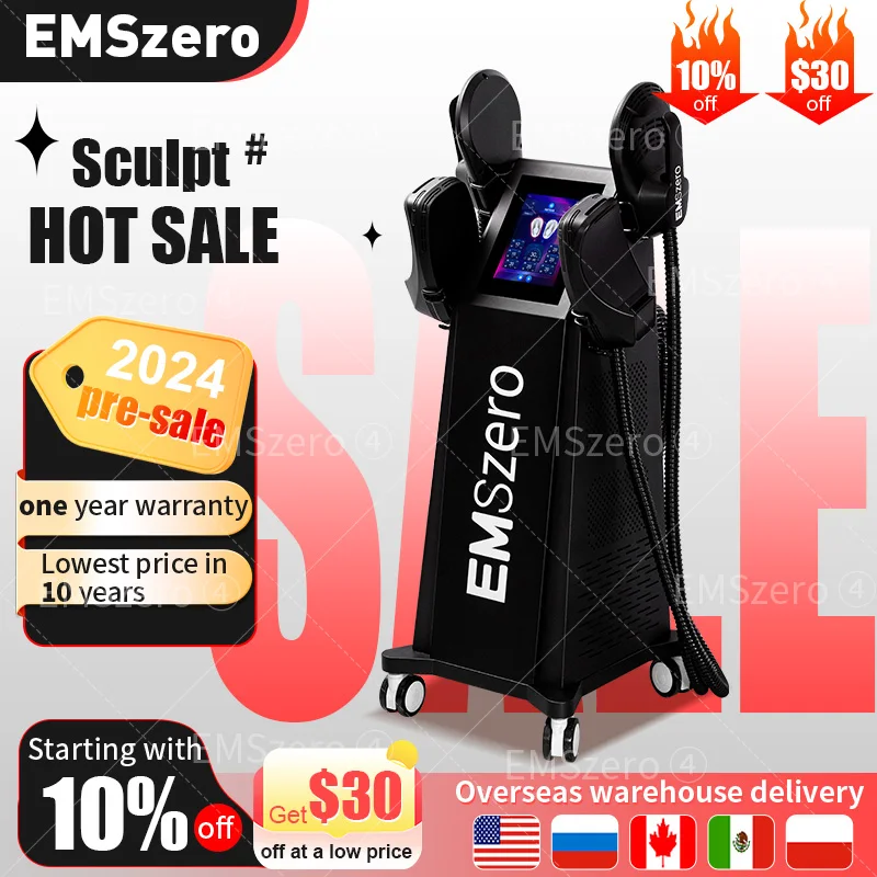 Professional EMSzero RF Machine NEO EMSzero Body Sculpting Machine EMS Fat Burning EMS Slimming Muscle Stimulator 15 Tes