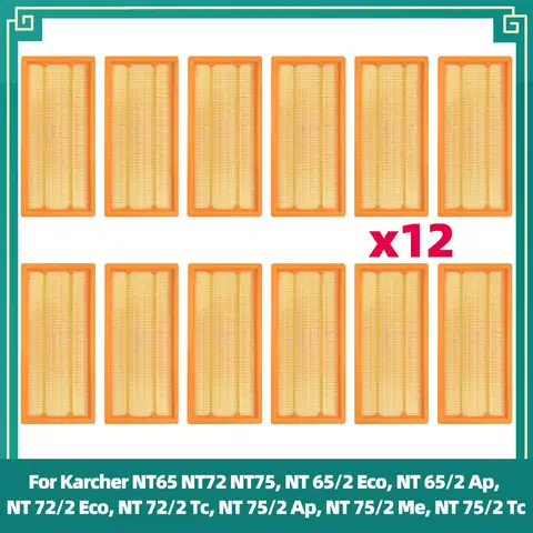 Karcher NT65 Filter Replacement Filter Fit for Karcher NT65 NT72 NT75, NT 65/2 Eco, NT 65/2 Ap, NT 72/2 Eco, NT 72/2 Tc, NT 75/2 Ap, NT 75/2 Me