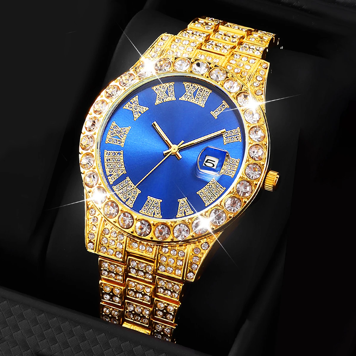 مجموعة من 5 قطع تتضمن ساعة يد  - مراجعة Smartwatch Premium Watches For Men وسعره