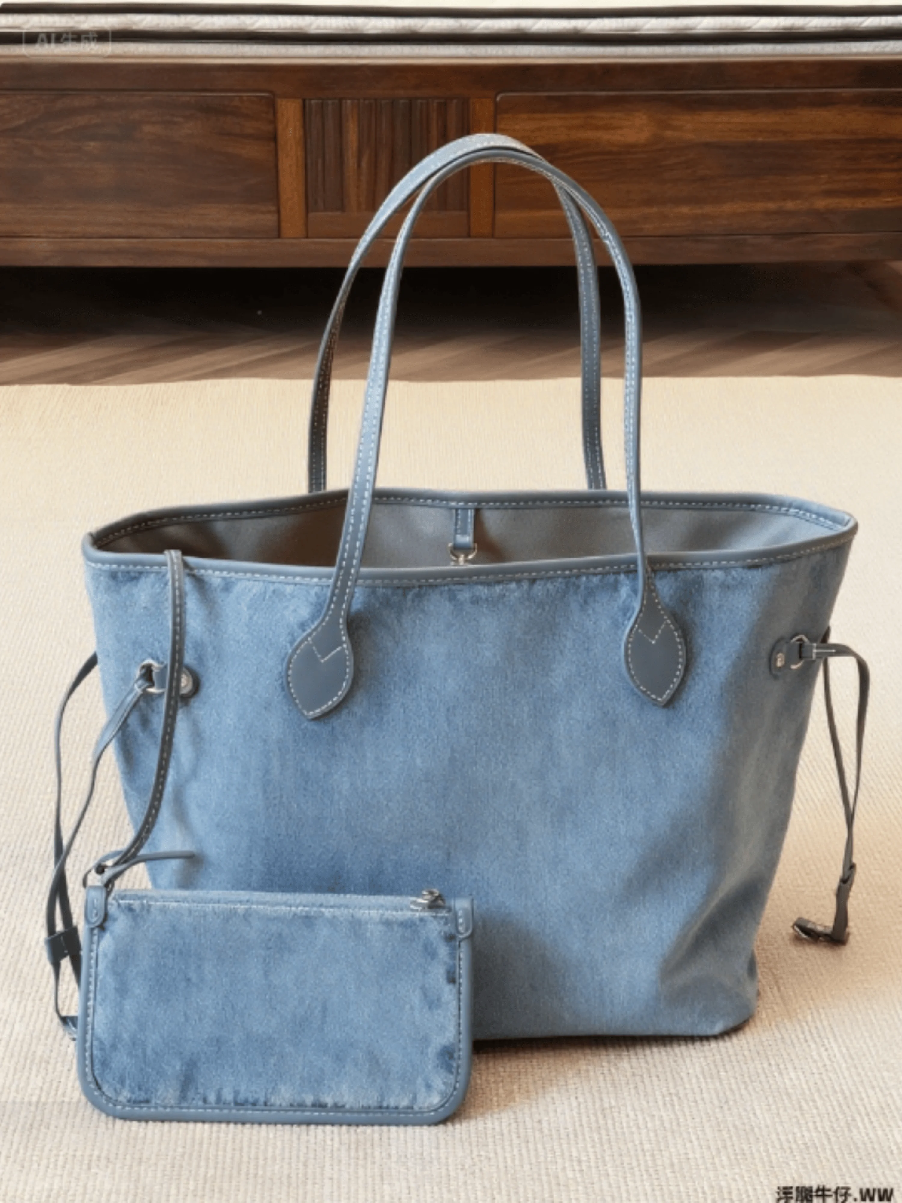 

Женская джинсовая сумка 2025 года, новая модная классическая прочная сумка для отдыха с большой вместительной сумкой с принтом 28x21 см