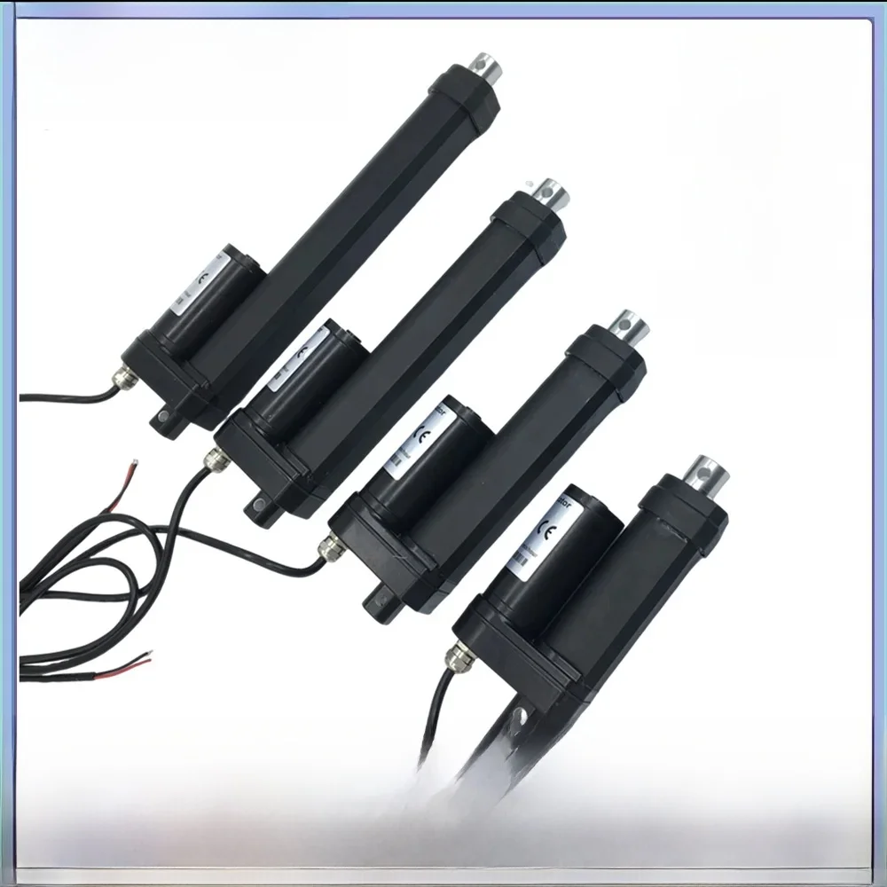 IP68 Waterdichte 12V/24V Lineaire Actuator Hoge Stuwkracht Elektrische Duwstang 50-800mm Slag Solar Tracker Motorisatie van Deur 40 mm/s - afbeelding 2