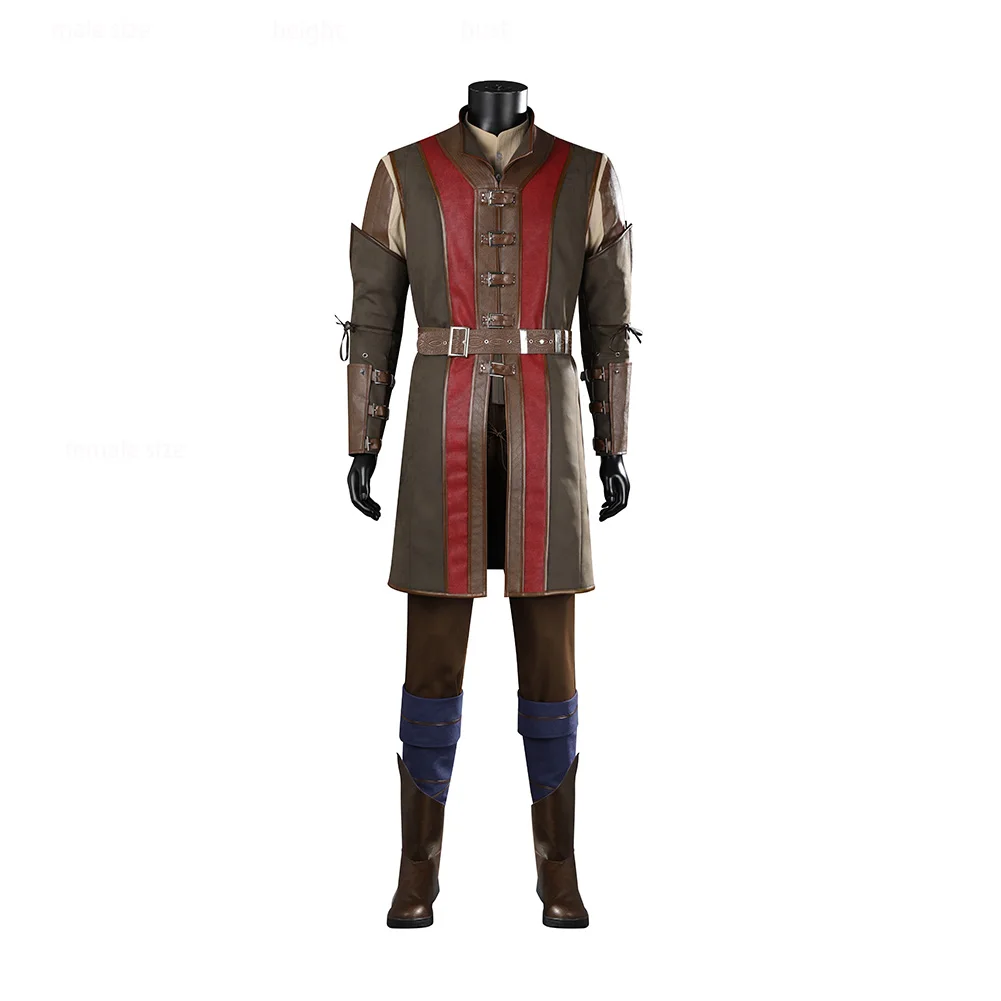 Wyll Cosplay Costume Baldurr Fantasia Gate Men Disgusie Clothing Halloween Carnival Party Suit