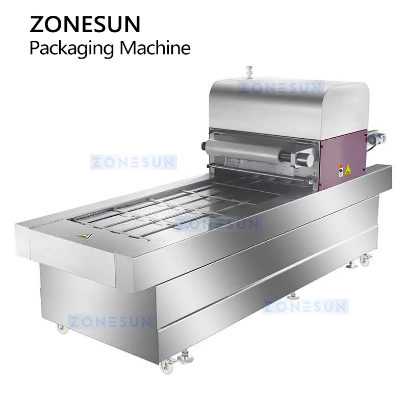 ZONESUN ZS-VSP100 ماكينة سد الفراغ الأوتوماتيكية VSP آلة ختم اللحوم والمأكولات البحرية وجبة جاهزة