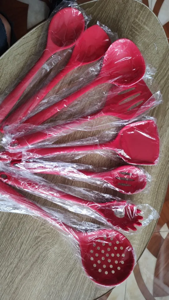1/4/8Pcs Silicone Cooking Utensils Set, Kitchen Utensils Set for Non-stick Cookware, Dishwasher Safe Kitchen Gadgets Tools photo review