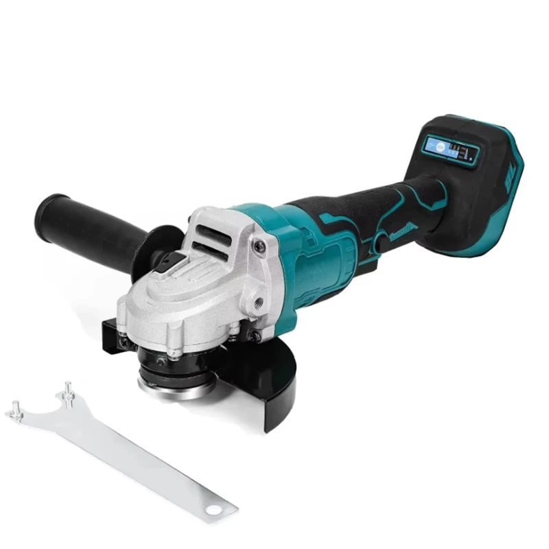 125MM Bürstenloser Elektrischer Winkelschleifer 3 Geschwindigkeiten Kabelloser Schleifer Schneidemaschine Holzbearbeitungs-Elektrowerkzeug für Makita 18V Akku