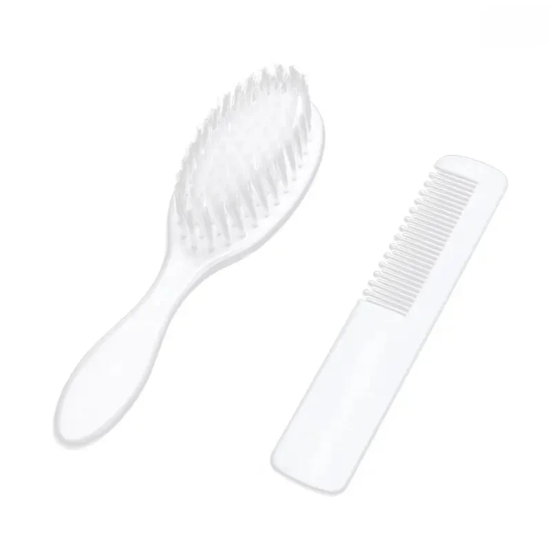 Brosse à Cheveux pour Bébé, Peigne pour Nouveau-nés et Tout-petits, Énergie du Cuir oral elu, Sécurité betantile, Fournitures d'Allaitement, 2 Pièces