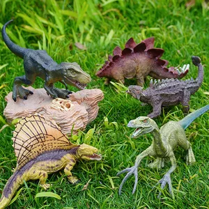 Simulation Jurassic Dinosaur Actionfiguren, Dino Park, Carnotaurus, Ankylosaurus, Tyrannosaurus Rex, Modelldekorationspflichtigen, Geschenk für Kinder 6 Hauptverkäufe Dinosaurierpuppen Jurassic Park - №4