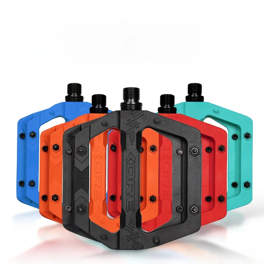 AliExpress NONE KORE Bicycle Pedals Nylon Anti-slip  Mountain Bike Pedals Dust-proof Waterproof Sealed Double Bearing For MTB Road Bike