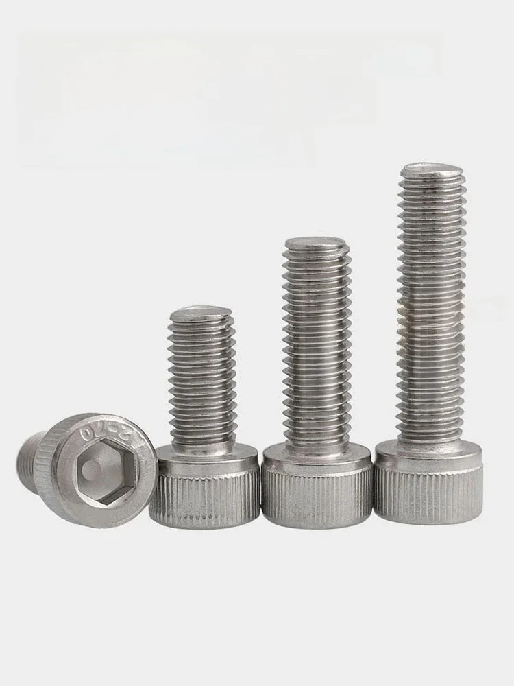 Vis à filetage inversé en acier inoxydable M4 M5 M6 M8 M10 M12 304, dent gauche, vis à six pans creux, boulons Allen à tête cylindrique