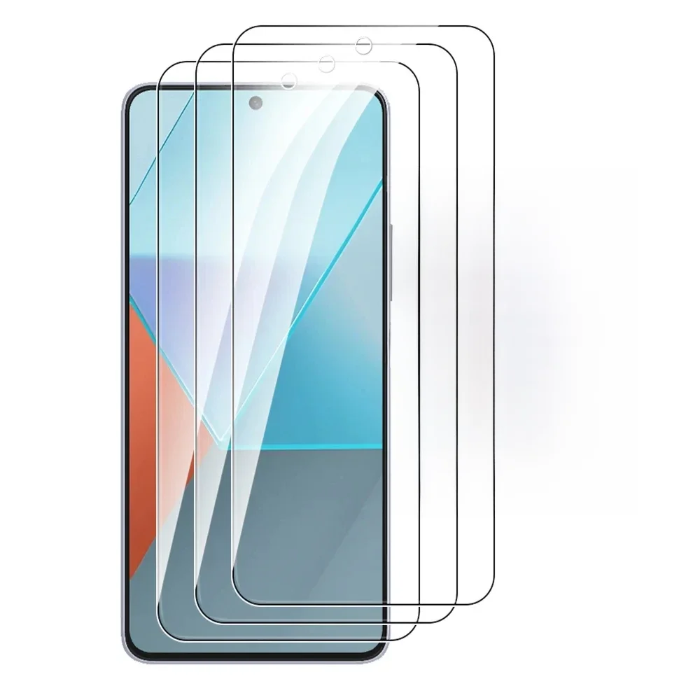 3 pçs capa completa hd vidro temperado para xiaomi redmi nota 13 12 11 10 9 pro max 13c 12c 10c 9c