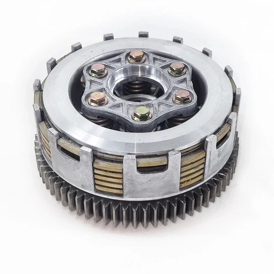 Sprzęgło 70 zębów Sprzęgło o średnicy 127 mm, 6 płytek i 6 kolumn do Zongshen, Bashan, Lycin Lifan CB CG200cc 250cc Silnik chłodzony wodą — zdjęcie 2