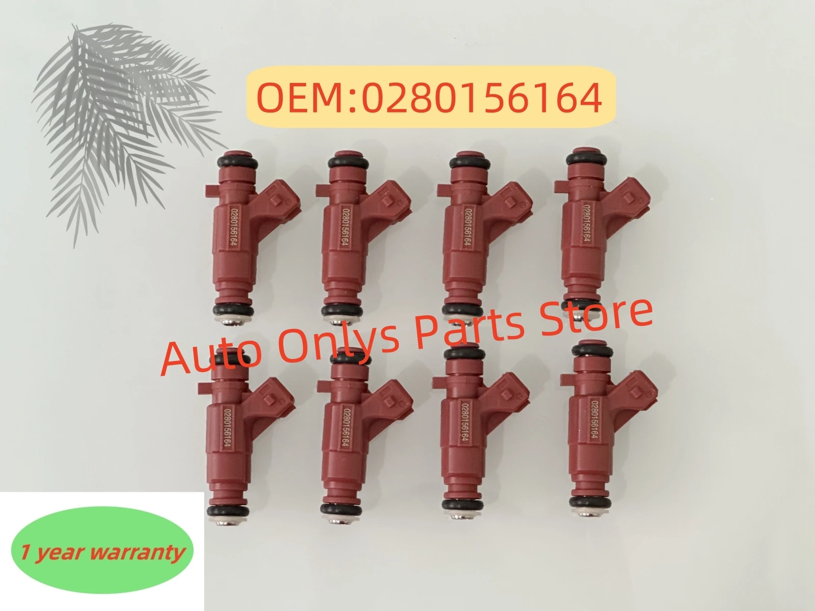 

8pcs 0280156164 High quality Fuel Injector Nozzle For Honda Jazz II 1.4L 2003-2008 16450-PWH-M01 16450PWHM01 car accessories