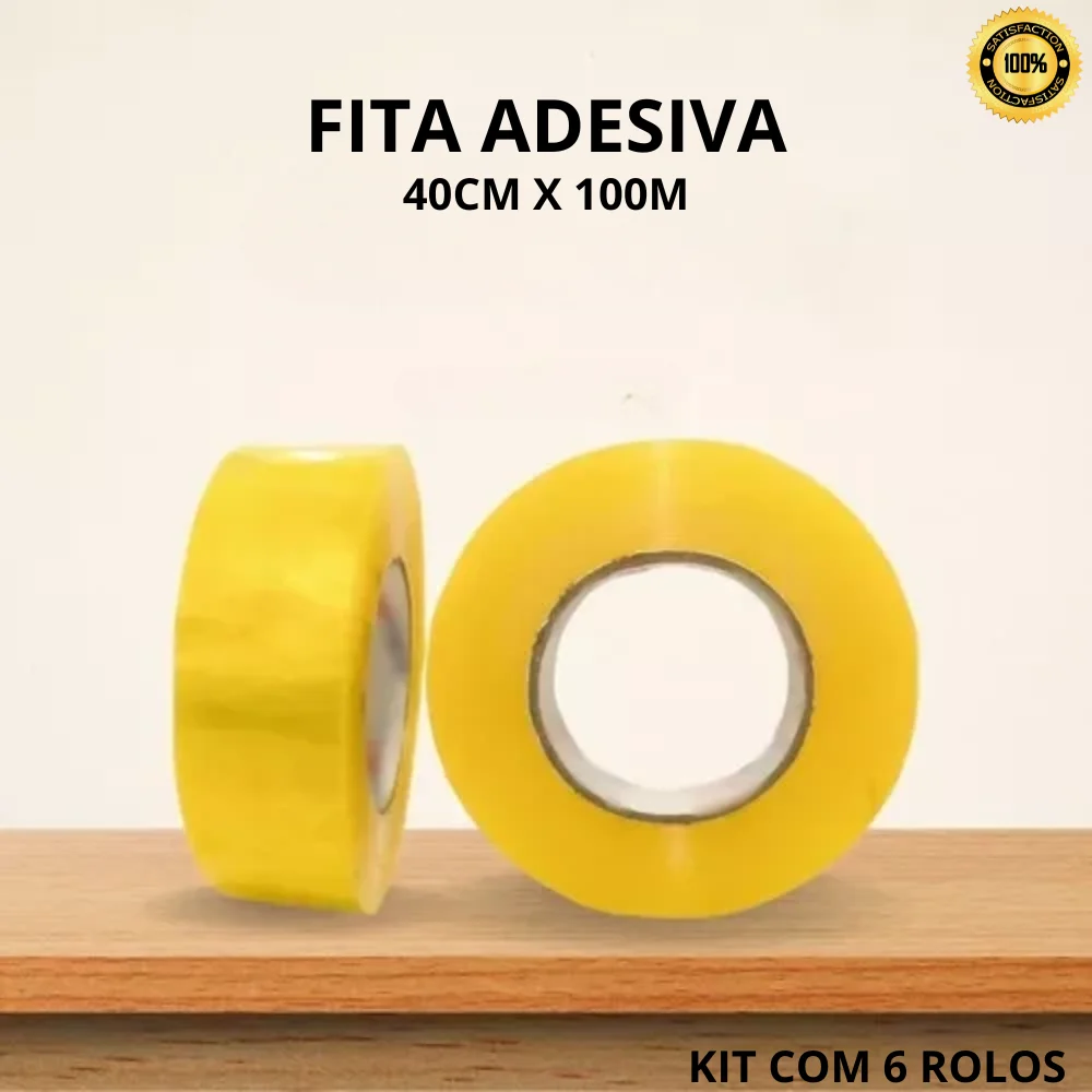 40MM X 100M Transparent Adhesive Tapes Kits