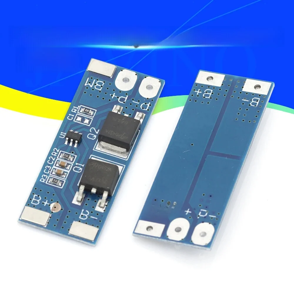 Javino 1/10/20 pièces 2S 10A 7.4V 18650 panneau de protection de batterie au lithium 8.4V fonction équilibrée/protection suralimentée