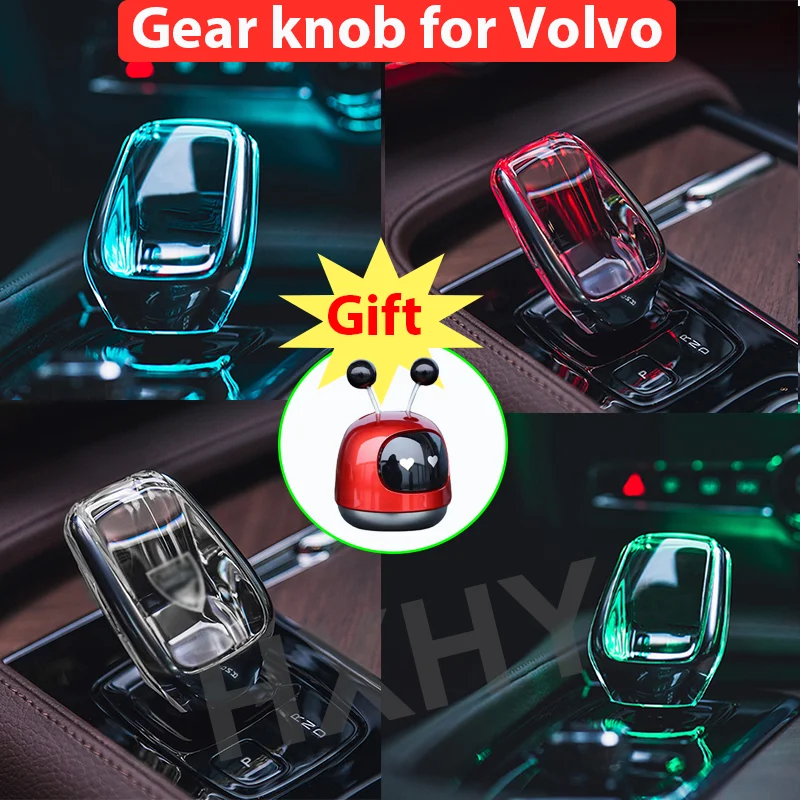 

Car gear modification crystal lever shift lever upgrade LED crystal handle For volvo xc60 s60 v60 xc90 s90 v90 2021 202