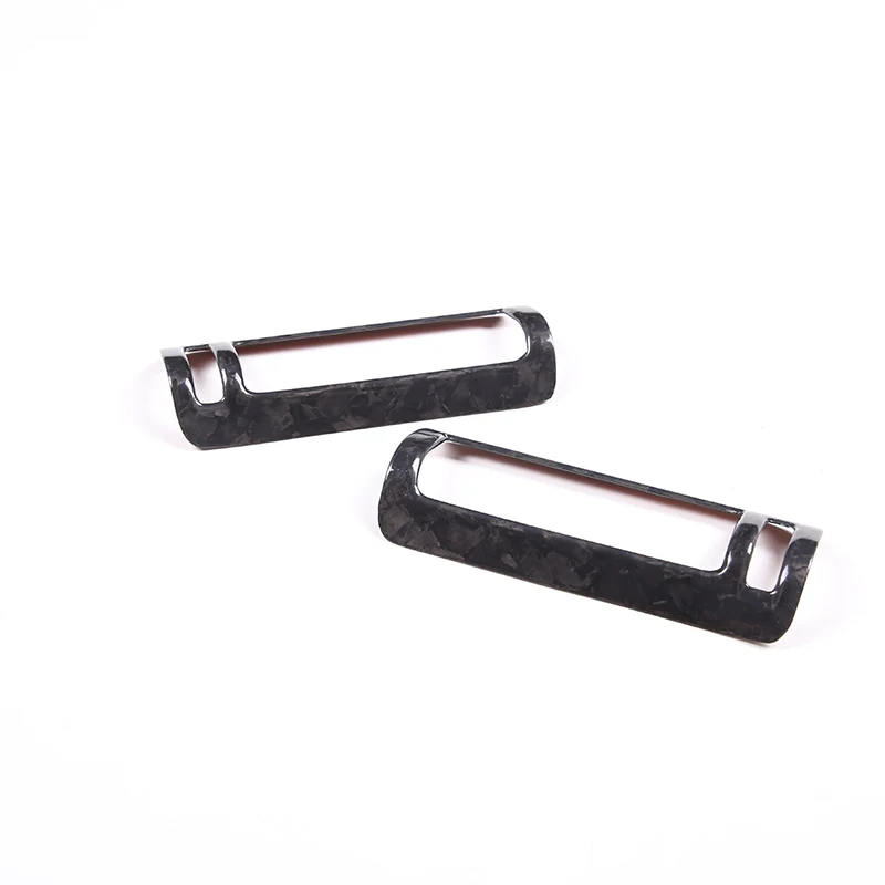 لامبورغيني URUS 2018-2023 ألياف الكربون الحقيقية B-عمود تكييف الهواء منفذ الهواء الإطار اكسسوارات السيارات الداخلية الزخرفية