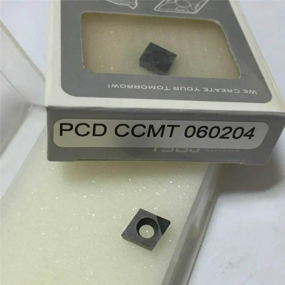 

CCMT060202 PCD30 / CCMT060204 PCD30 / CCMT060208 PCD30 Поликристаллические алмазные лезвия инструменты, используемые для алюминия