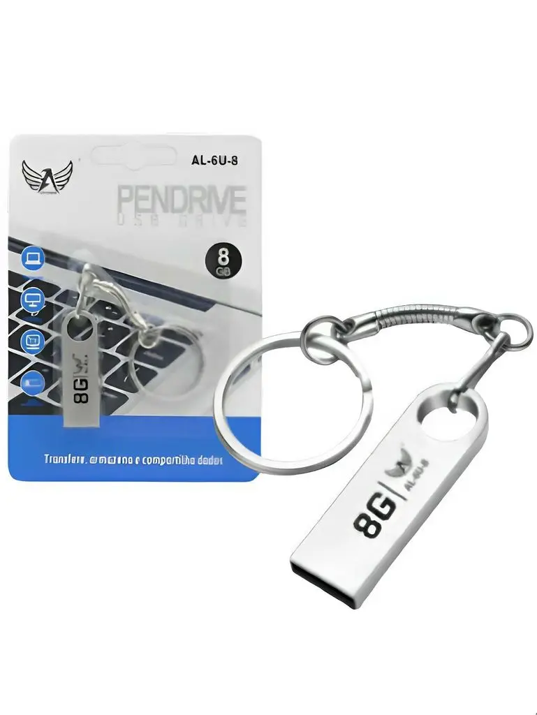 ￼Pen drive Usb 4G/8G/16G/32G/64GB Original Altomex Com chaveiro