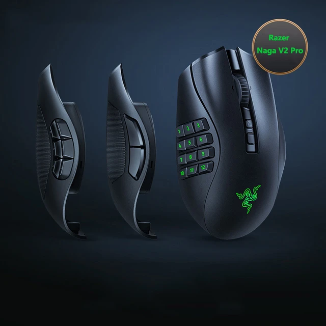 Razer naga V2 pro-スイベルコンピューター,スクロールホイール付きの 