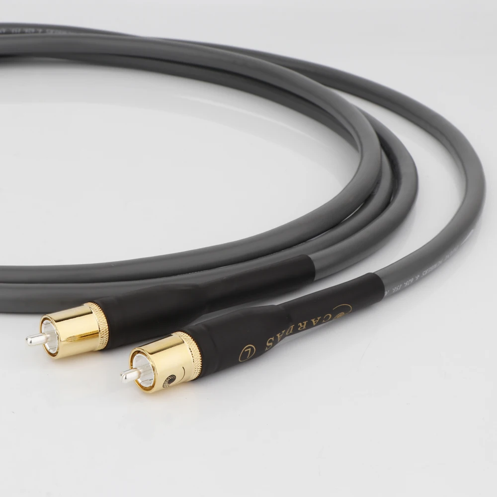 Oi-fim cardas twinlink iic 4n occ cobre áudio rca/xlr cabos com logotipo cardas latão banhado a ouro plugues