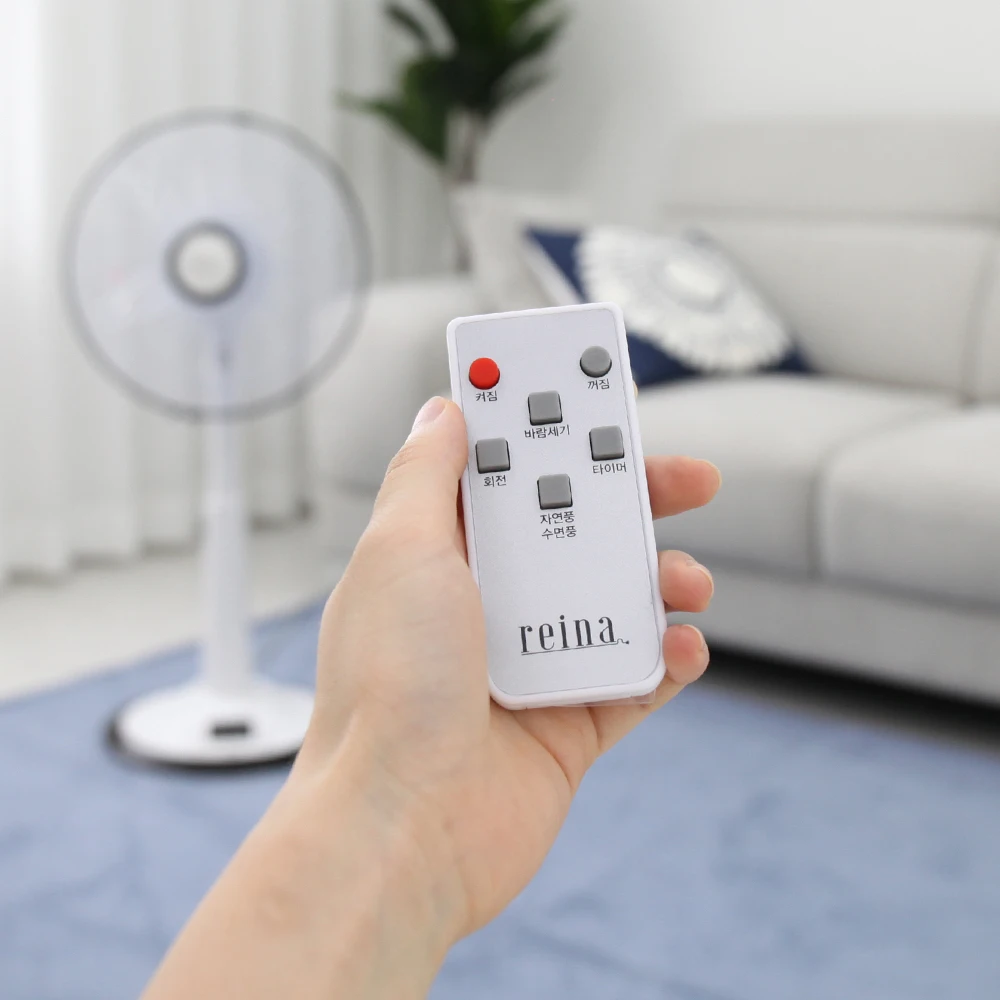 مروحة Reina Rf-R1485Ls للتحكم عن بعد، لمسة قدم ثابتة لمتوافقة مع مكتب غرفة المعيشة المنزلية