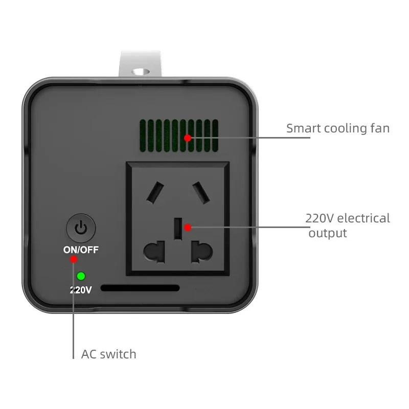 200W 32000mAh Portable Power Station Power Supply Outdoor Camping Laptop Powerful Powerbank Emergency External Auxiliary Battery