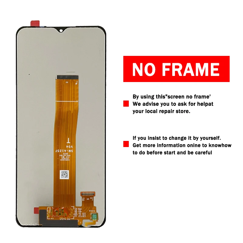 High Quality A125 Screen For Samsung A12 A125 LCD A125F A125F/DSN A125M A125U A125N A125W Display Touch Screen Digitizer