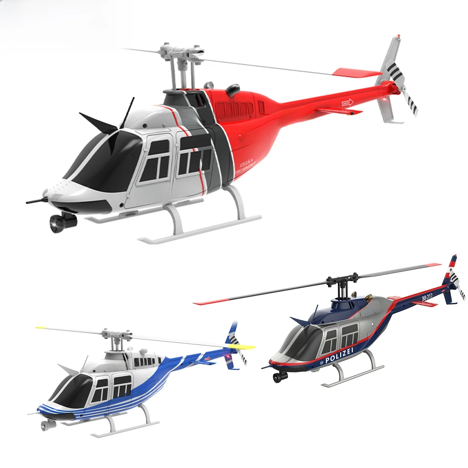 RC ERA C138 BELL 206 Jet Ranger 6-Achsen-Gyro stabilisierter Höhenhaltung 4-Kanal RC Hubschrauber Flugzeug Hobby für Erwachsene -RTF