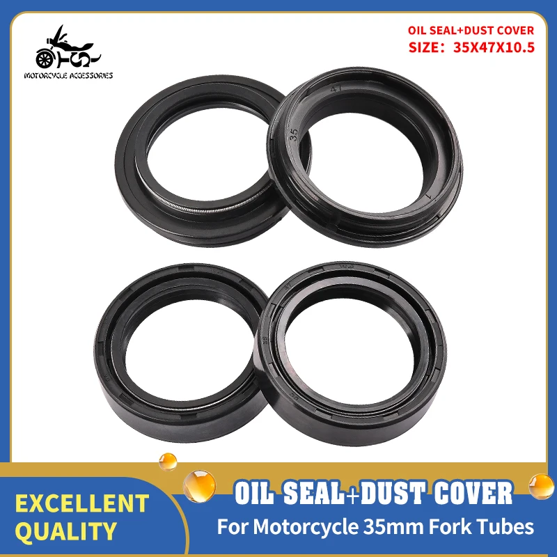 

SJ For MARZOCCHI TRIAL FORK TUBES For MONTESA FORK TUBES Absorber 35x47x10.5 Motorcycle Front Fork Damper Oil Seal Dust Seal