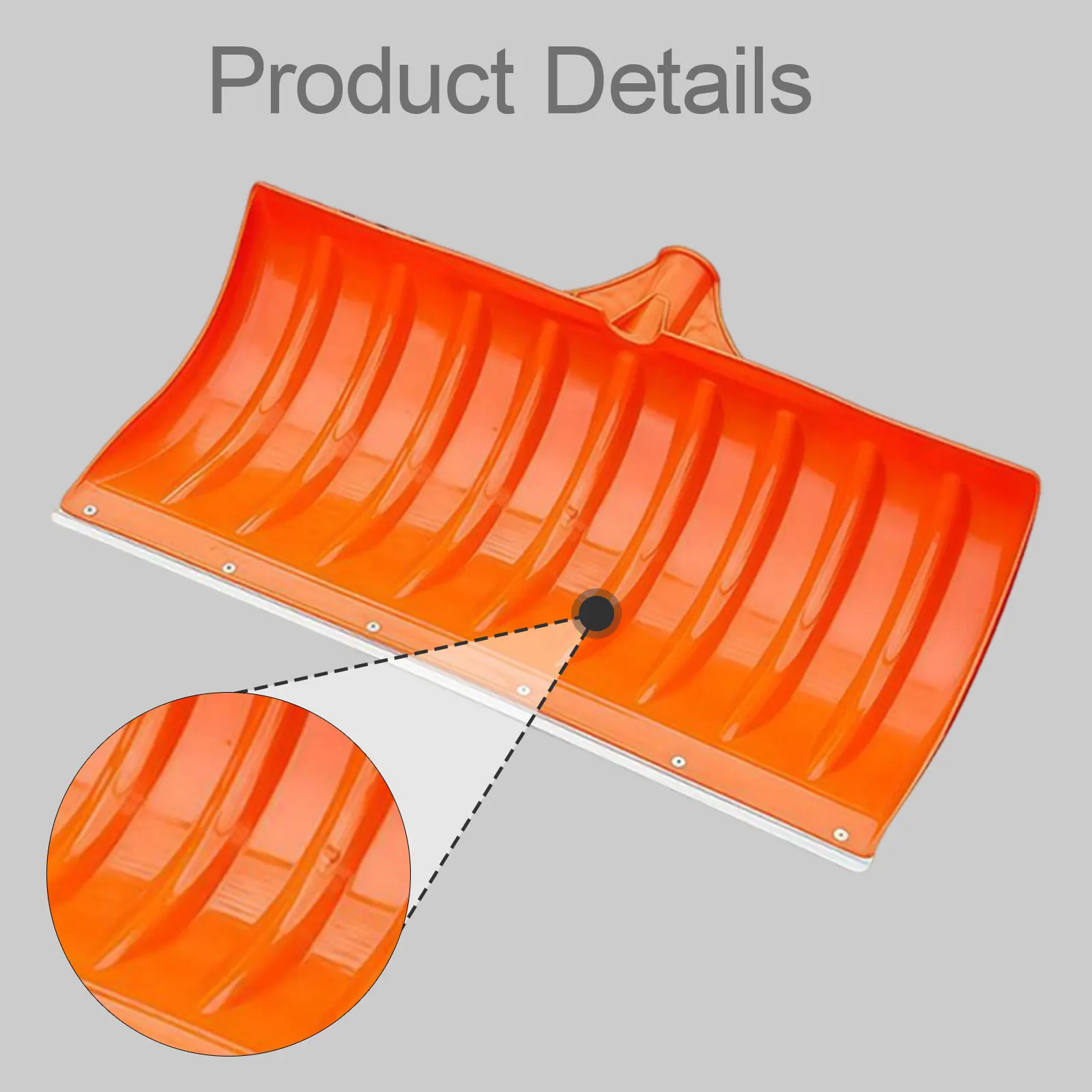 Snow Shovel Head Snow Removal Tool For Home Use Thickened Wear-Resistant Multi-Functional Snow Scraper For Grain Storage