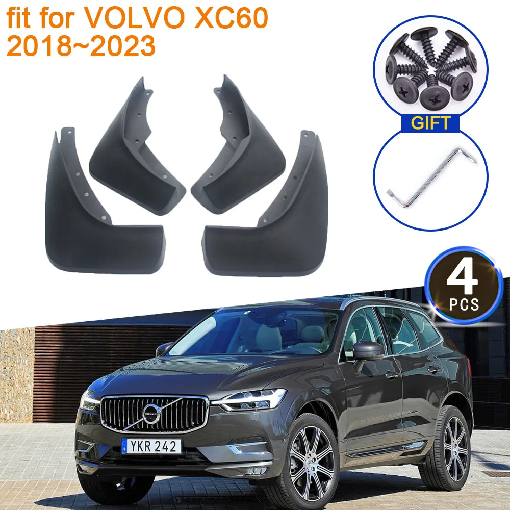 for VOLVO XC60 2018 2019 2020 2021 2022 2023 Mudflap Mudguard Anti-splash Grade Front Rear Wheel Fenders Car Styling Accessories