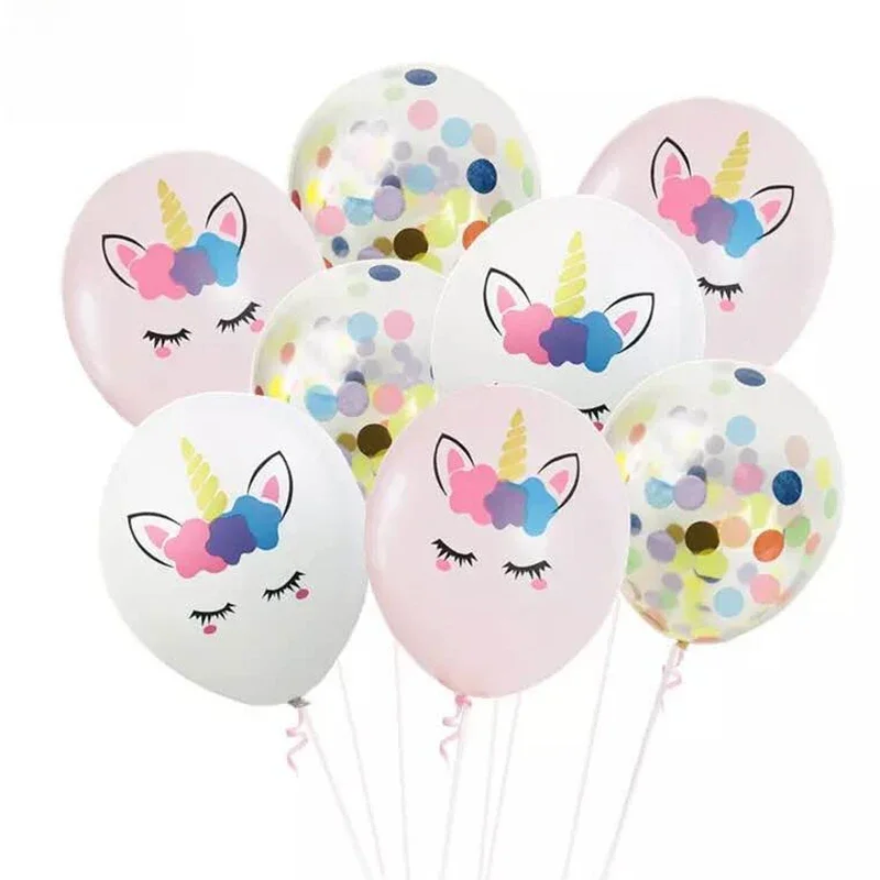 DANUYLI 10 sztuk/partia balony jednorożec zaopatrzenie firm balony lateksowe dla dzieci Cartoon zwierząt koń Float Globe dekoracja urodzinowa — zdjęcie 2