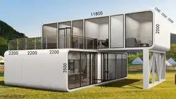 Container Home  Folding Box Movable Room Modular Prefabricated Portable Foldable Homes 20ft Office Folding Container House