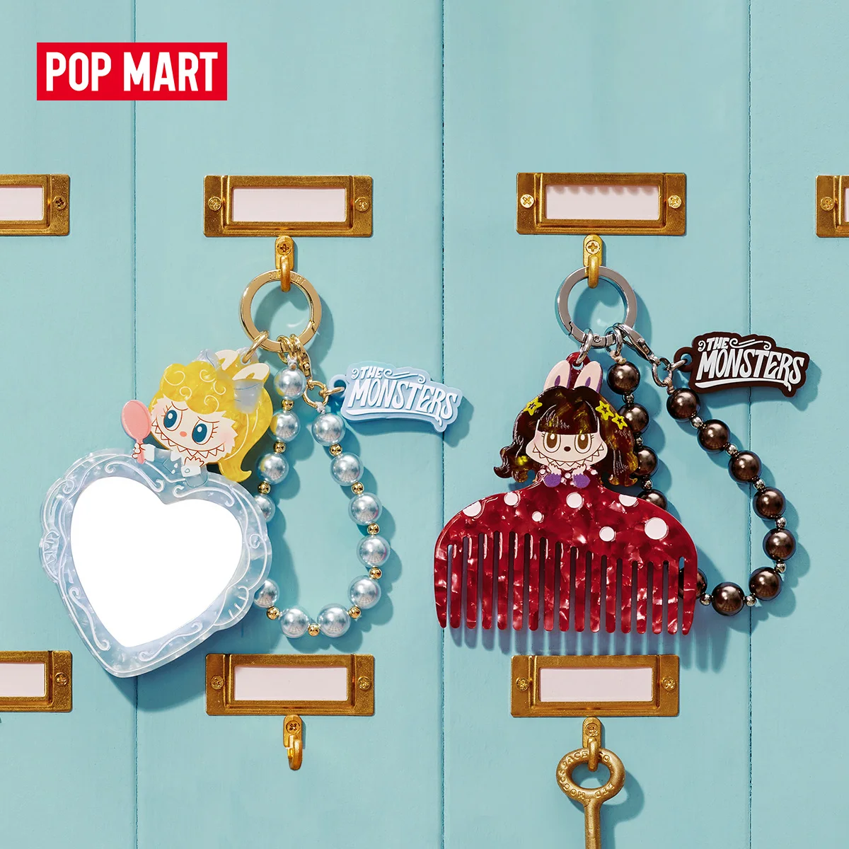 Image of 【EU】POP MART THE MONSTERS Friseursalon-Serie - Anhänger Blind Box 1 Stück/6 Stück Mystery Box Sammlerstück LABUBU Geschenk