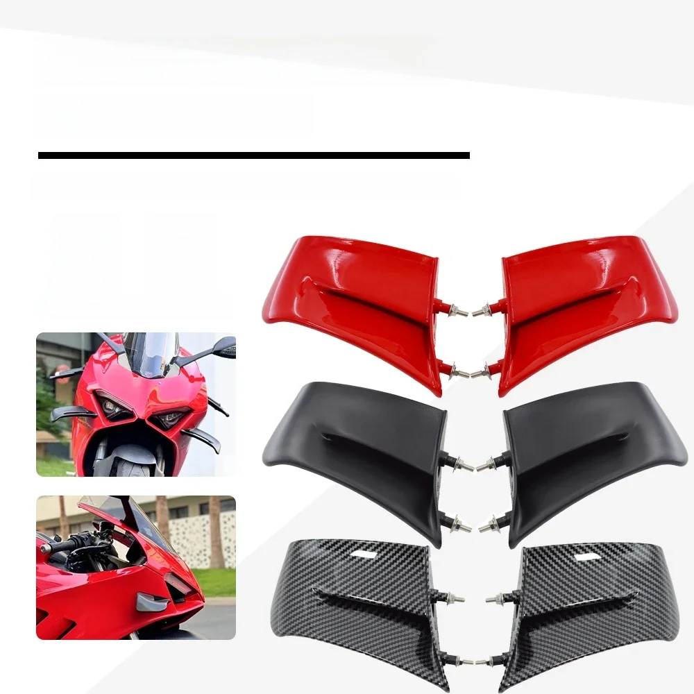 Nowe czerwone akcesoria motocyklowe Winglets pasujące do Ducati Panigale V4 V4S V4R 2022 2023 Panele boczne Owiewka Stałe skrzydło — 2