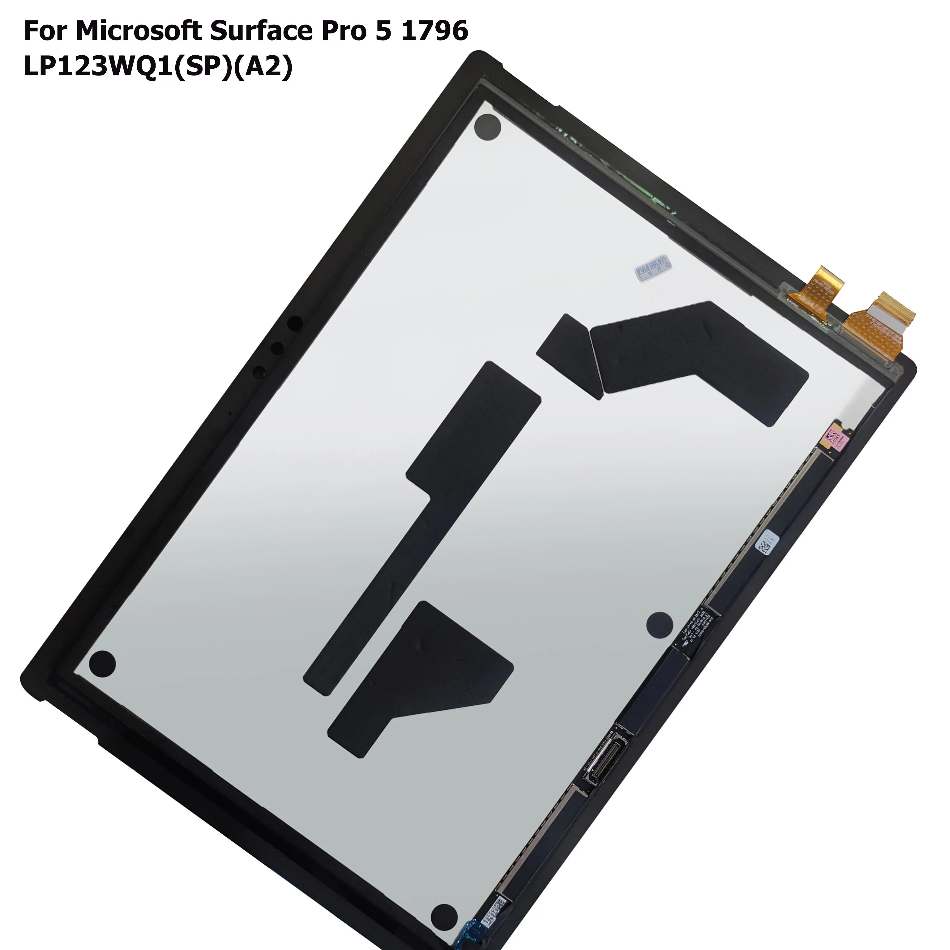 12.3 "AAAA +++ Pro5แอลซีดีสำหรับ Microsoft Surface Pro 5 1796จอแสดงผล LCD แบบสัมผัสหน้าจอชุดประกอบ Digitizer บอร์ดขนาดเล็กเครื่องมือ LP123WQ1