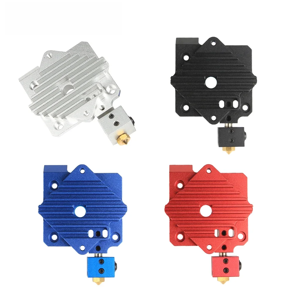 XCR3D części drukarki Titan Aero aluminiowy Radiator blok chłodzenia V6 titan wytłaczarki krótki zasięg Hotend 1.75mm Radiator 1pc — zdjęcie 2