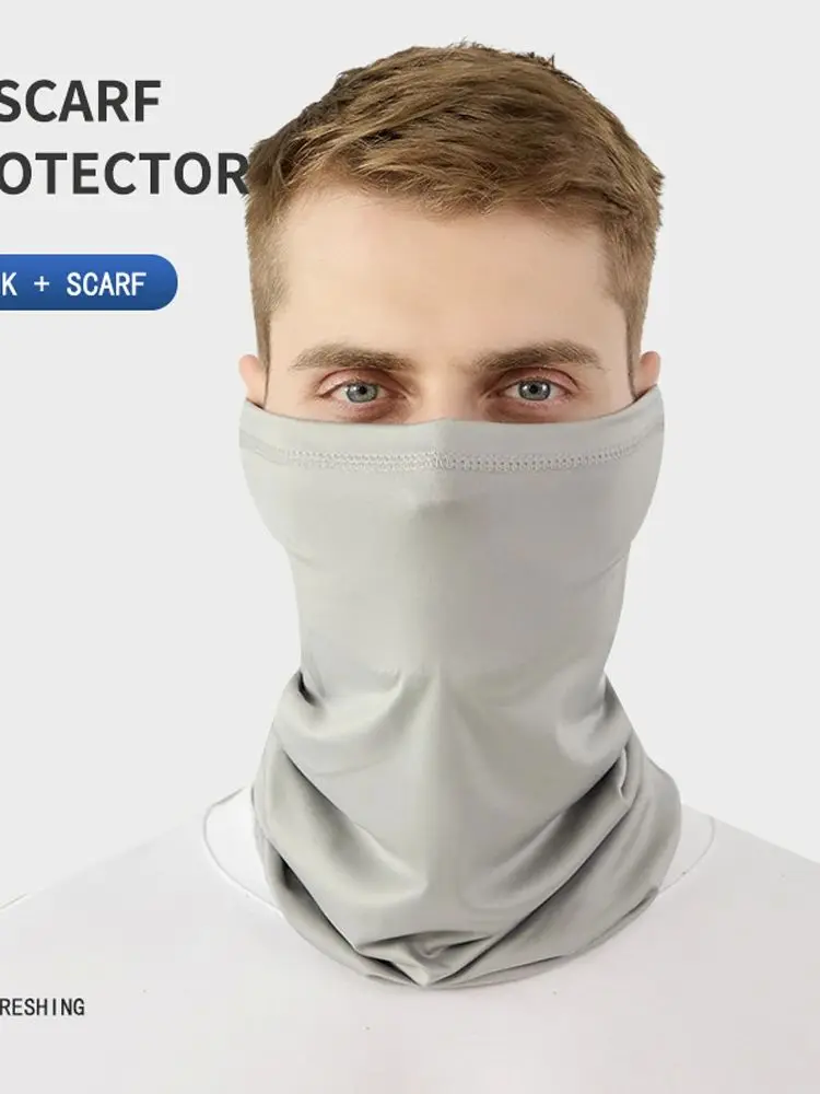 AliExpress Cycling sun protection scarf outdoor fishing breathable quick-drying motorcycle scarf ice silk cycling mask