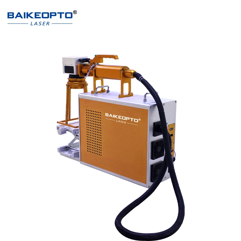 FM-400S Laserqualität: M2<1,4 Ausgangsfrequenz: 20 kHz–80 kHz Markierungsbereich: 110 * 110/150 * 150 mm Minimale Linienbreite: 0,01 mm Repet