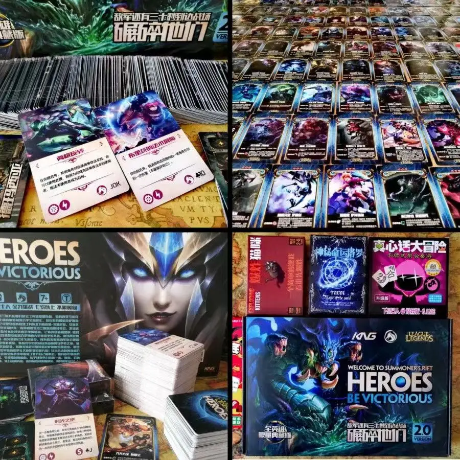 LOL League of Legends Game Card, Coleção Iimited, PR Card, Brinquedos Infantis, Festa de Família, Jogo de Tabuleiro, LR Hero Paper Chapter, EDG