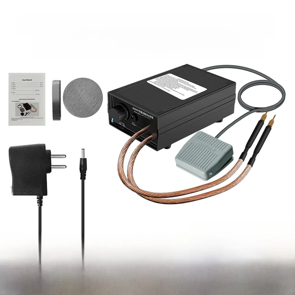 8000W Mini Spot Welder Kit DIY Automat 18650 Akumulator Spawanie Przenośna Maszyna Do Spawania Miejsc Do 0,15 MM Nickel Strip — zdjęcie 2