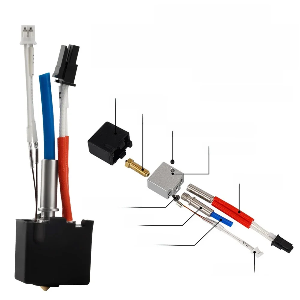 Kit Hotend pour Anycubic Kobra 2 Kobra série 2 Neo Pro/Plus/Max Kit d'extrémité chaude 24V 60W NTC 100K pour Kobra 2 Plus/2 Max/2 Neo/2 Pro